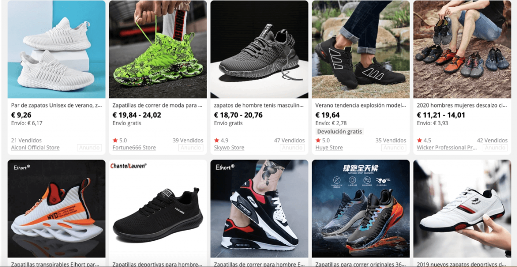 361° zapatillas de deporte chinas