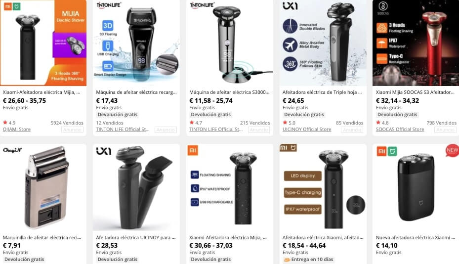 Afeitadoras Xiaomi