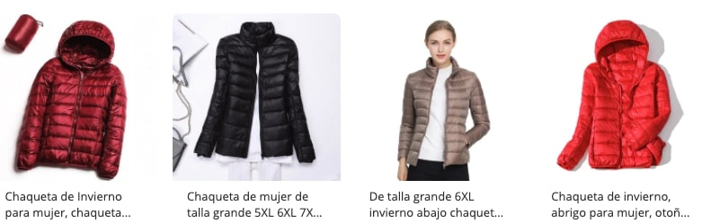 chaquetas para mujer aliexpress