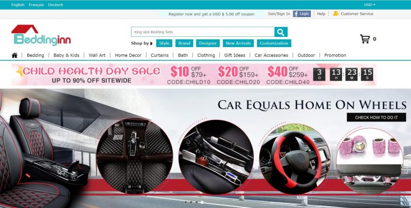 Beddinginn ¿Es seguro comprar en esta tienda online?