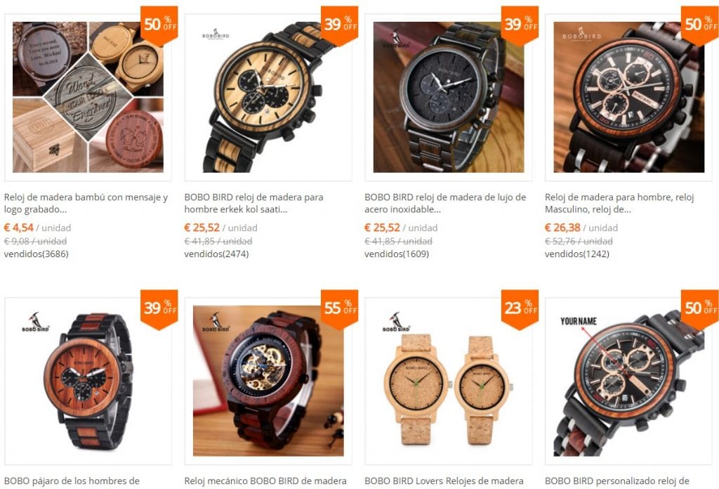 relojes Bobo Bird