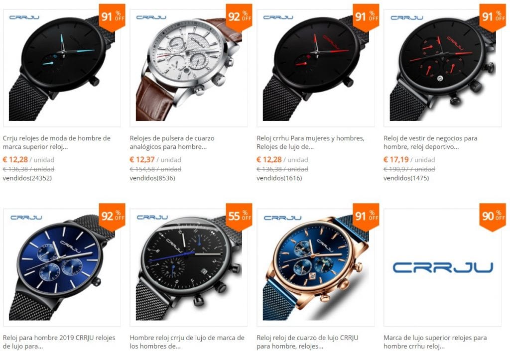 relojes baratos en aliexpress