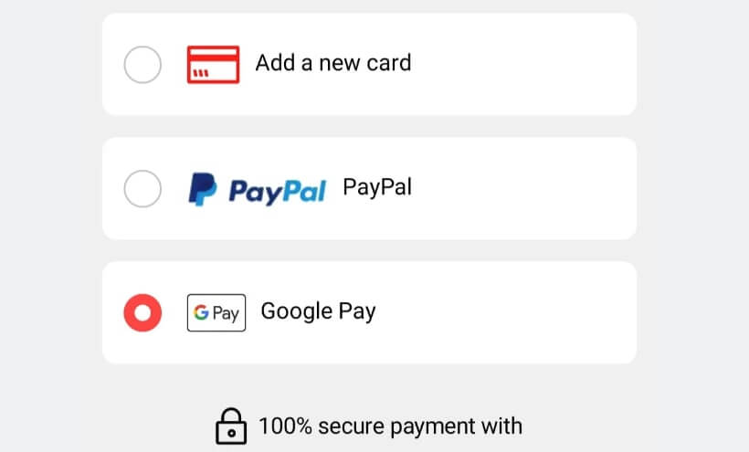 Cómo pagar con Google Pay en AliExpress
