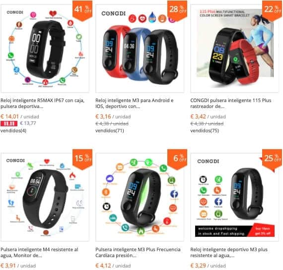 mejor pulsera de actividad china