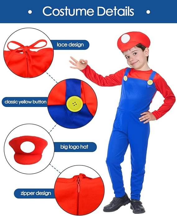 Disfraz de Mario para niños