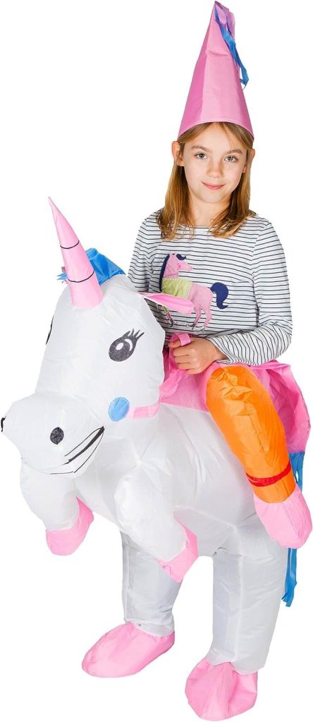 Disfraz de unicornio hinchable
