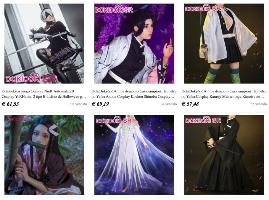 tiendas de cosplay