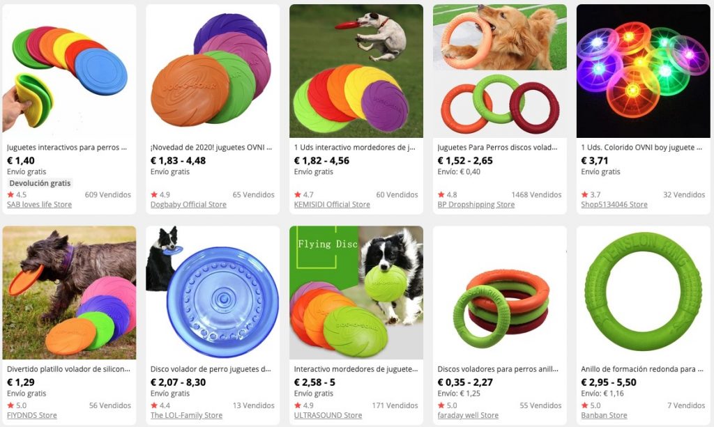 Discos Voladores para perros