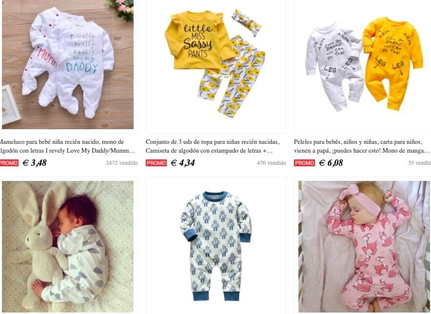 tienda ropa bebe 