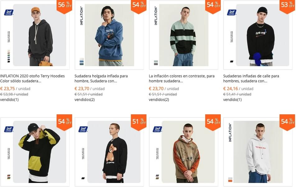 ropa urbana hombre barata