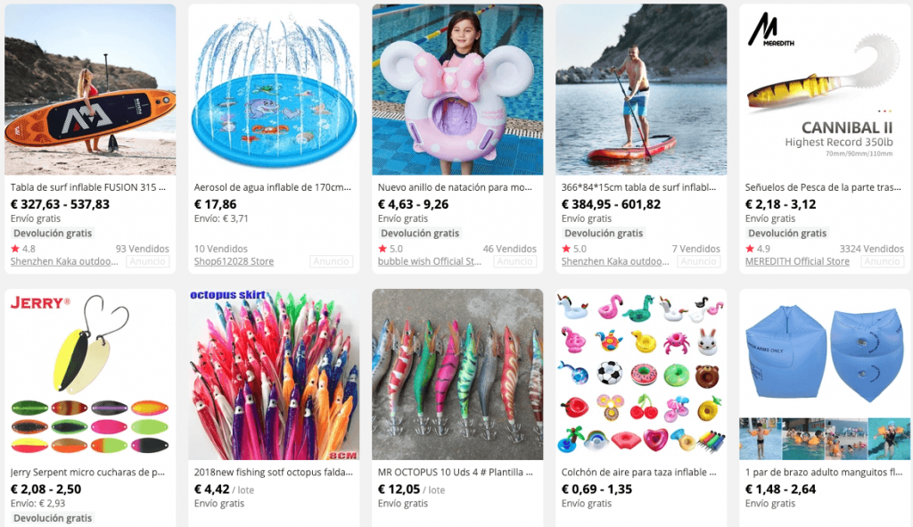 Inflables aliexpress