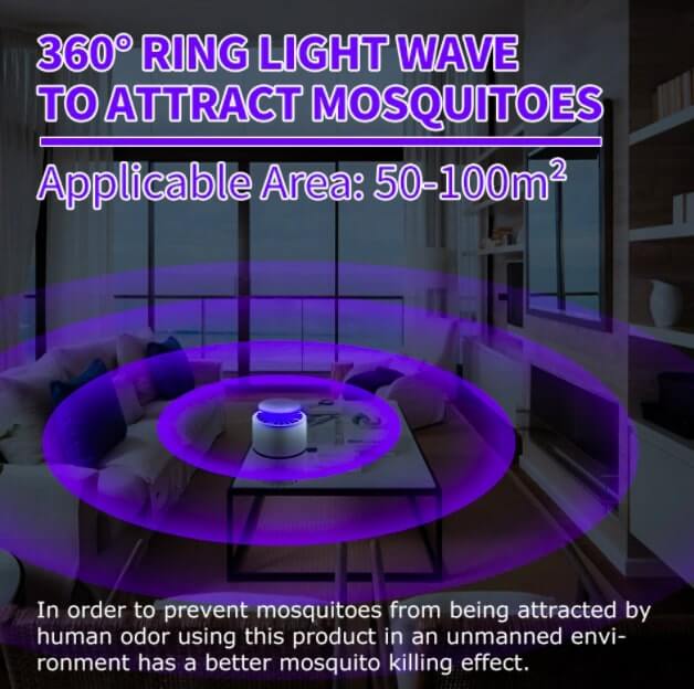 Lámpara eléctrica antimosquitos