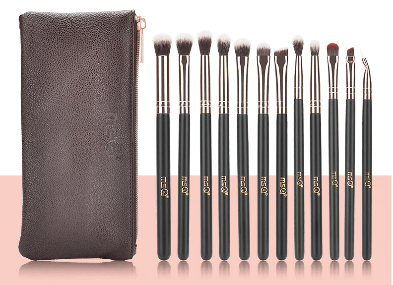 Brochas de maquillaje para sombra de ojos de MSQ