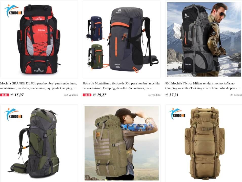 Mochilas trekking