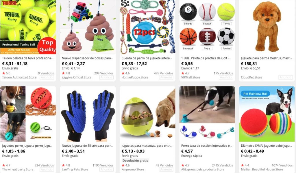 pelotas para perros