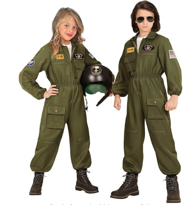 Piloto de vuelo traje Maverick