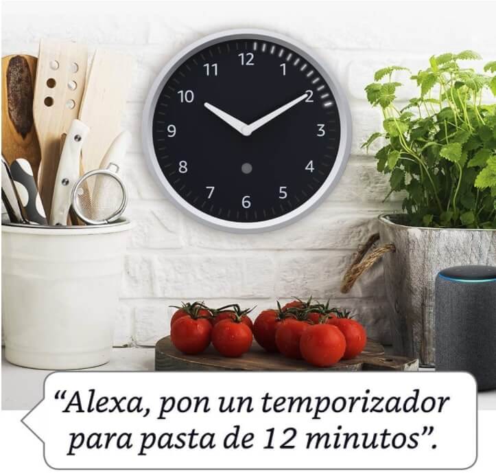 Reloj de pared de Echo