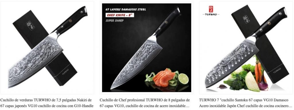 cuchillos baratos
