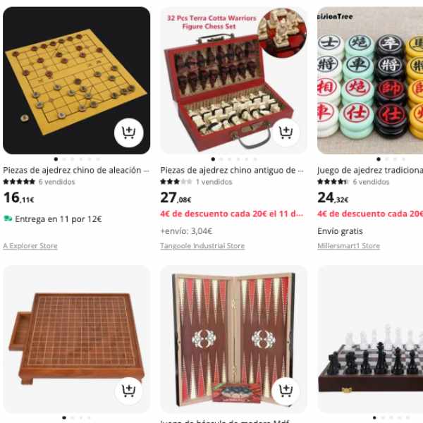 Vendedores de Juegos de Dama en AliExpress