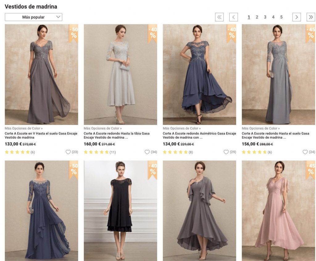 Vestidos de madrina