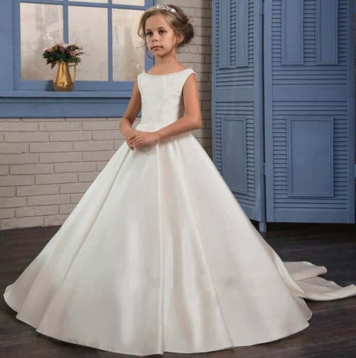 Vestido encaje marfil