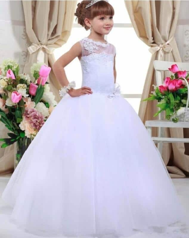 Vestido de comunión para niña