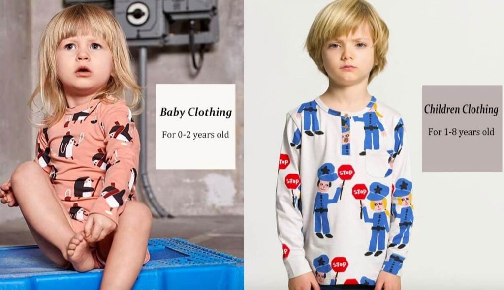 ropa para niños