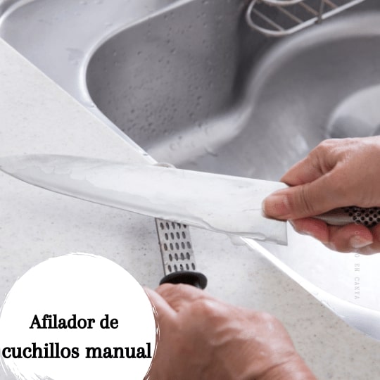 afilador de cuchillos manual