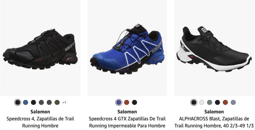 amazon zapatillas salomon