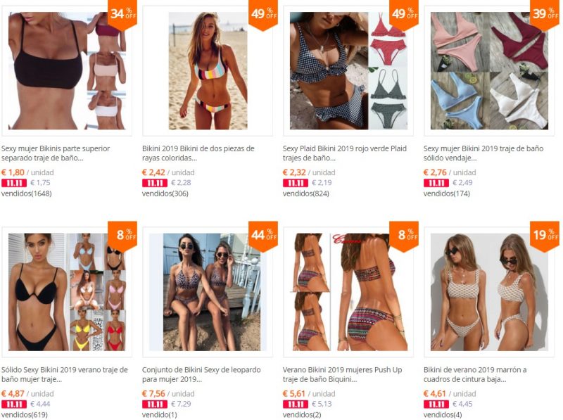 Mejores vendedores de bañadores para mujer en Aliexpress