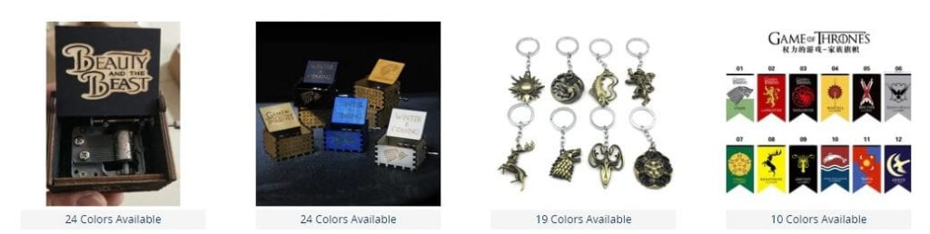 merchandising juego de tronos