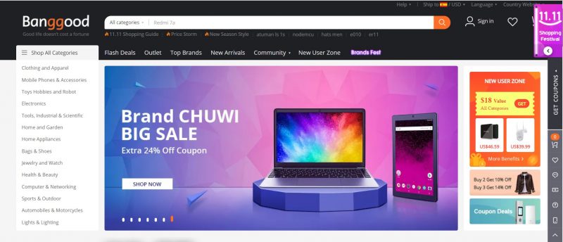 Banggood: Mejor tienda online china para tus compras internacionales