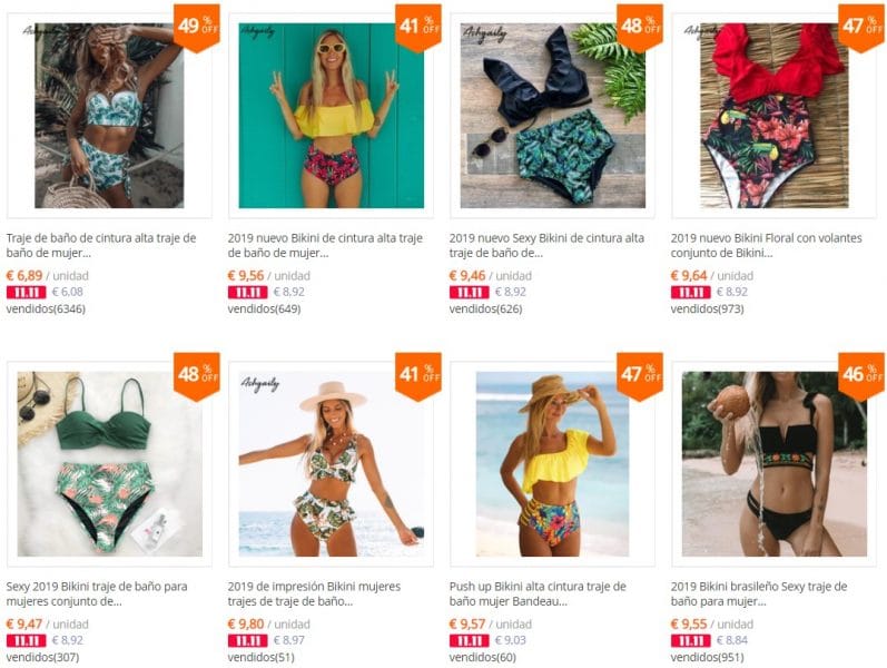 bikinis baratos para niñas