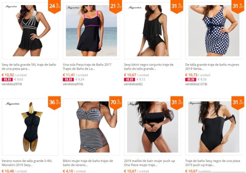 bikinis talla grande