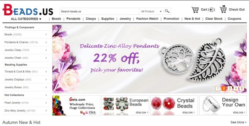 Beads.us | Bisutería económica | Venta al por mayor