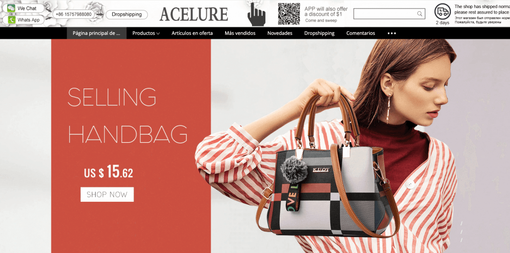 bolso marca ACELURE
