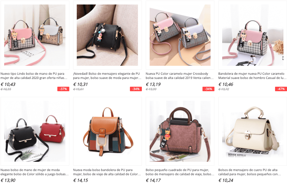 bolsos y carteras aliexpress