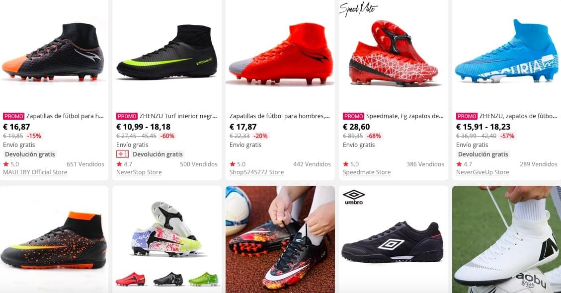 Botas de fútbol en AliExpress ¡Mejores tiendas!