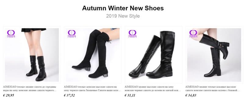 botas de mujer 