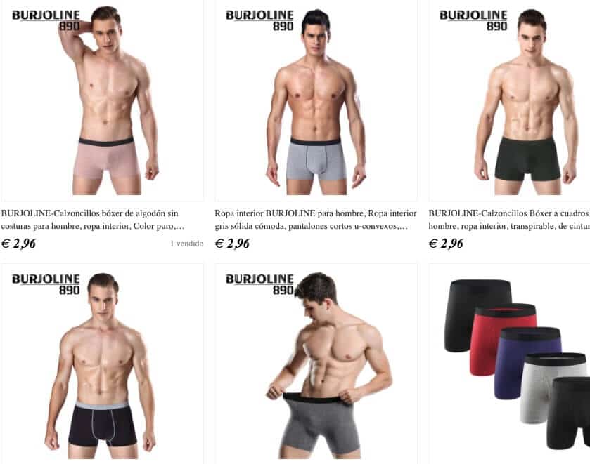 boxer ropa interior