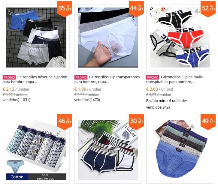 ropa interior de hombre transparente