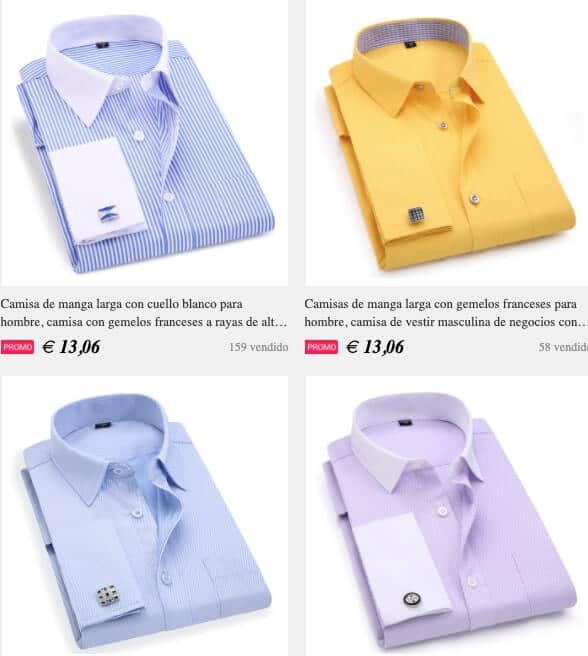 camisas de vestir para hombre