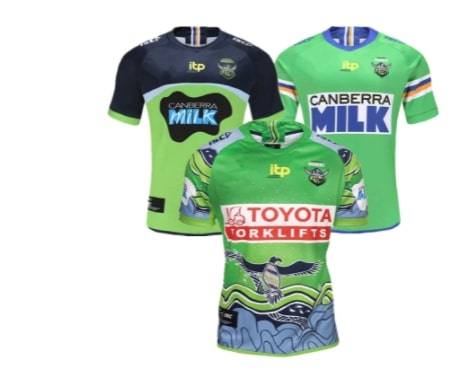camiseta Canberra Raiders