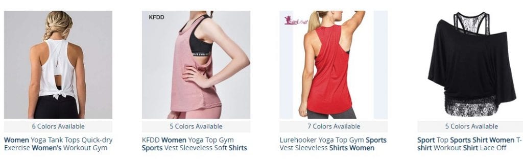 camiseta deportiva mujer