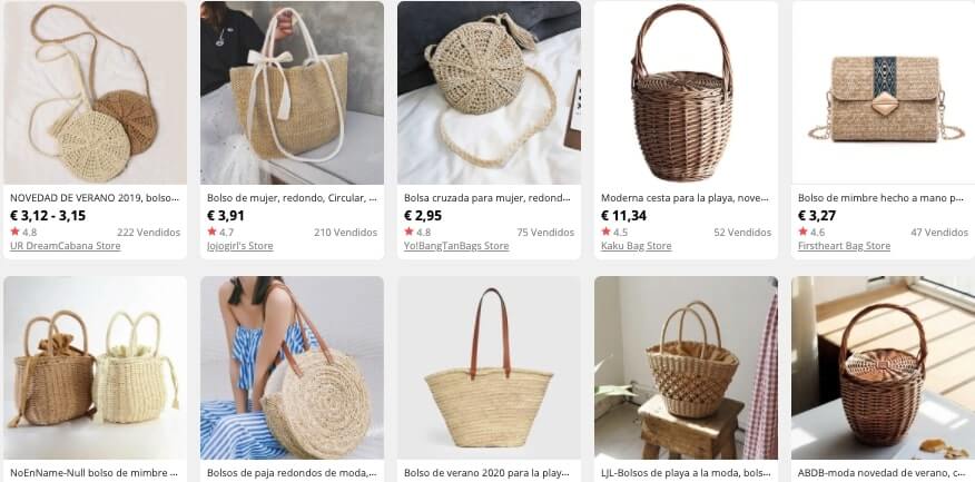 Capazos de mimbre Comparativa