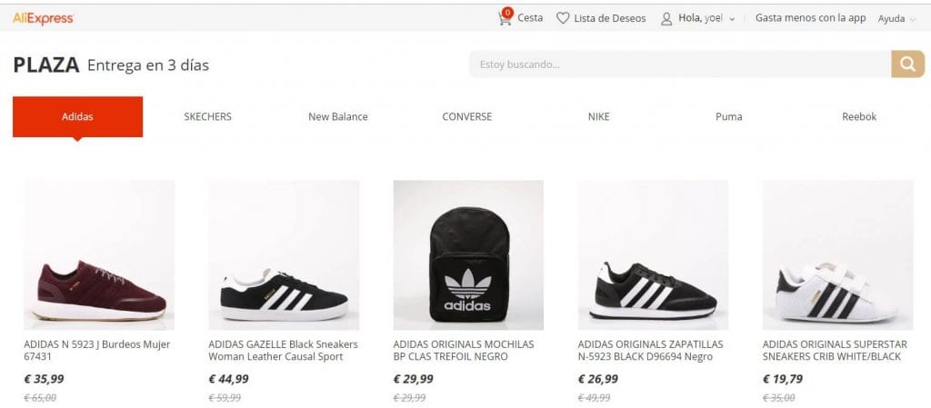 marcas de ropa aliexpress plaza desde españa