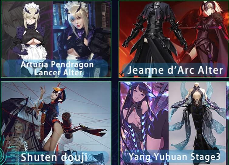 cosplays de series de animación