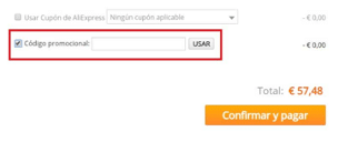 como usar el cupon de bienvenida de aliexpress
