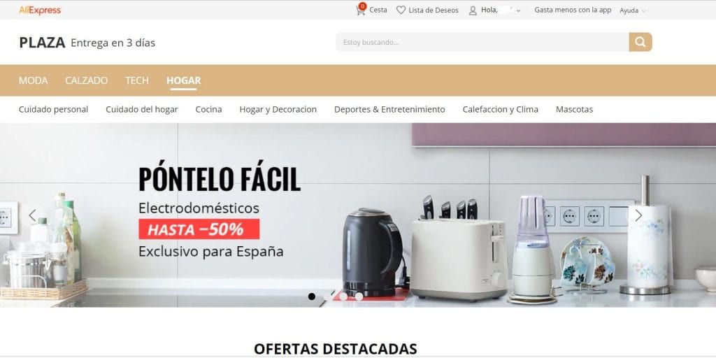 como comprar aliexpress españa