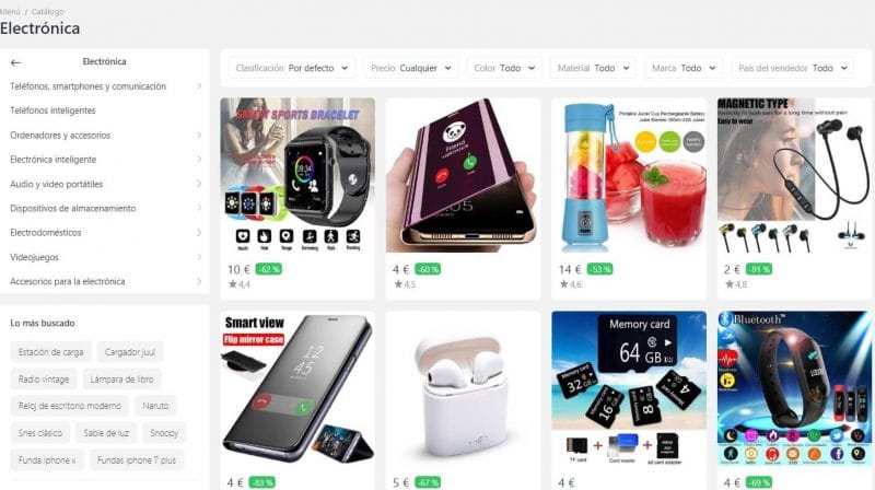 gadgets baratos joom